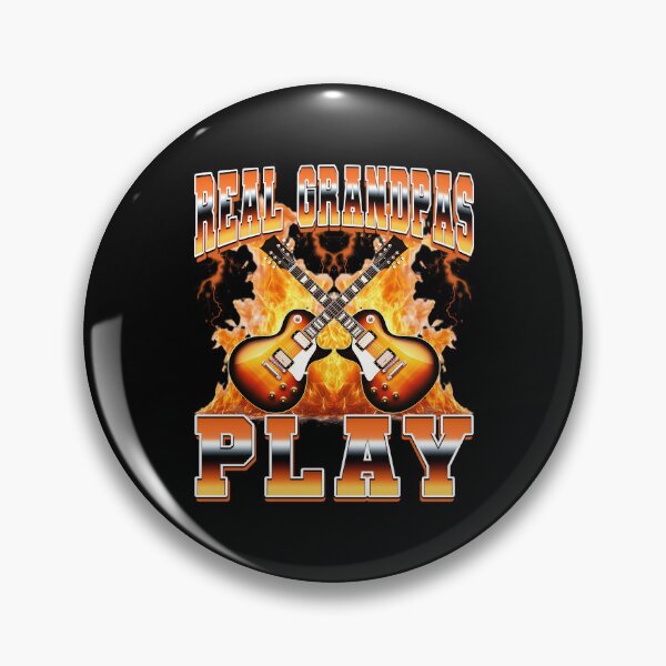 Item preview, Real Grandpas Play Guitar Player Guitarist 90s Bootleg designed and sold by PaulTSchafer.