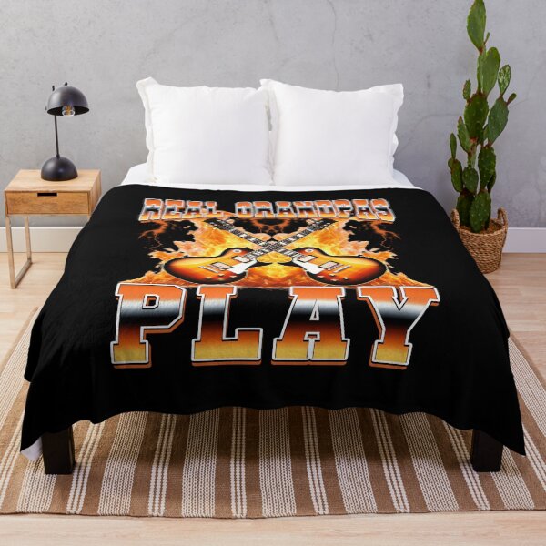 Item preview, Real Grandpas Play Guitar Player Guitarist 90s Bootleg designed and sold by PaulTSchafer.