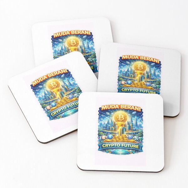 Item preview, Muda Berani Crypto Future Sticker – Bitcoin City, Crypto Investor, Blockchain Future, Digital Money, Web3 Wealth Mindset designed and sold by Wander Pop Studio.