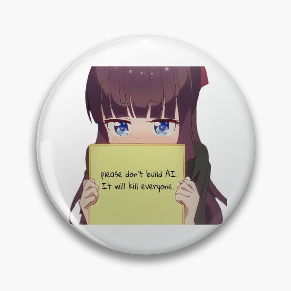 Item preview, Hifumi Takimoto - Please Don't Build AI, It will kill everyone designed and sold by The Anti-Human-Extinction from AI Club.