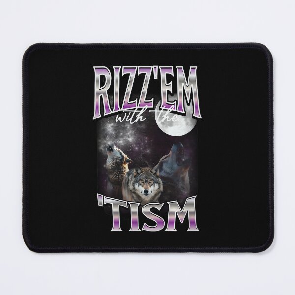 Item preview, Rizz Em With The Tism Wolves Autistic 90s Bootleg Rap Premium designed and sold by PaulTSchafer.