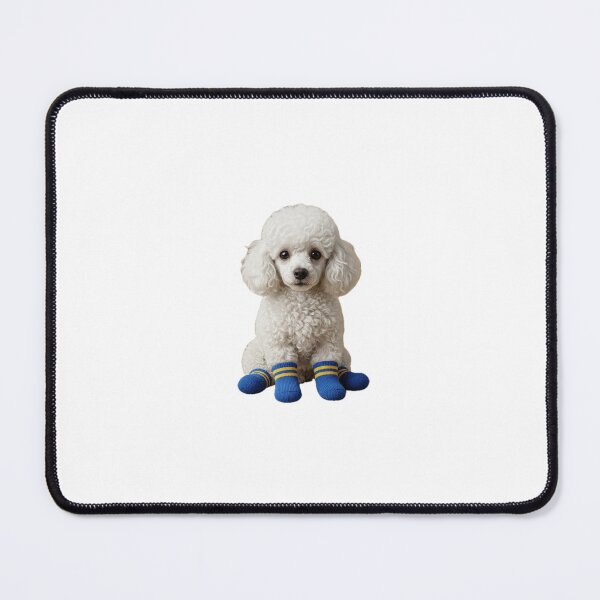 Item preview, Very cute white Poodle puppy designed and sold by HilDesign.