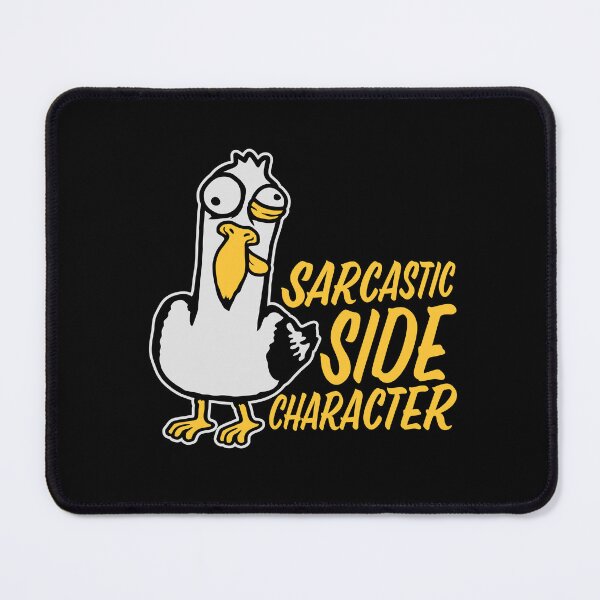 Item preview, Crazy Seagull Sarcastic Side Character Funny Bird Animal designed and sold by shirt-o-mat.