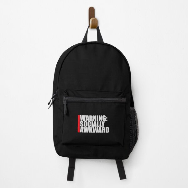 Item preview, Warning Socially Awkward Funny Relatable Quote Logo designed and sold by shirt-o-mat.
