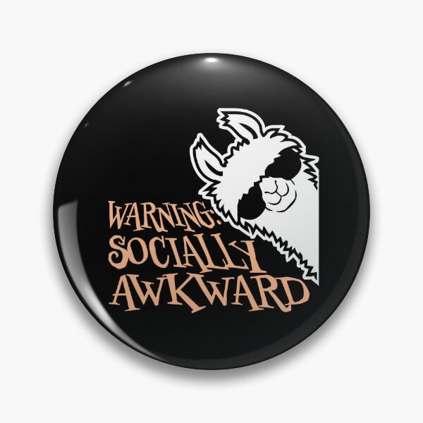 Item preview, Llama Alpaca Warning Socially Awkward Sunglasses Side View designed and sold by shirt-o-mat.