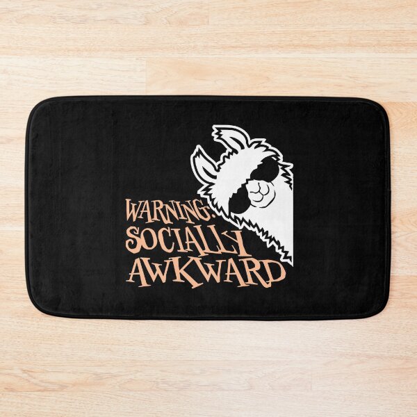 Item preview, Llama Alpaca Warning Socially Awkward Sunglasses Side View designed and sold by shirt-o-mat.