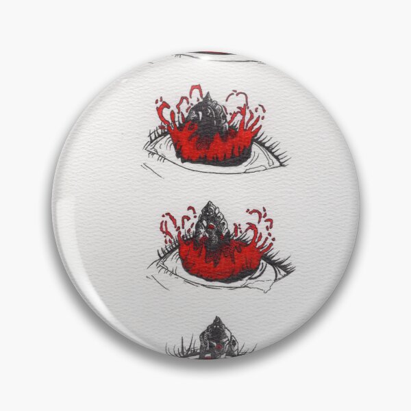 Item preview, Blood Eye Progression — Hand-Drawn Horror Ink Art Print designed and sold by sebsdead.