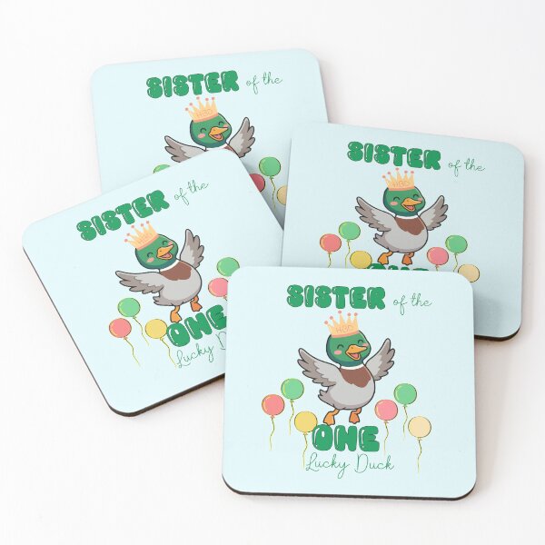 Item preview, Sister of the One Lucky Duck First Birthday Family Matching Duck Party  designed and sold by Nzgiftsandmore.