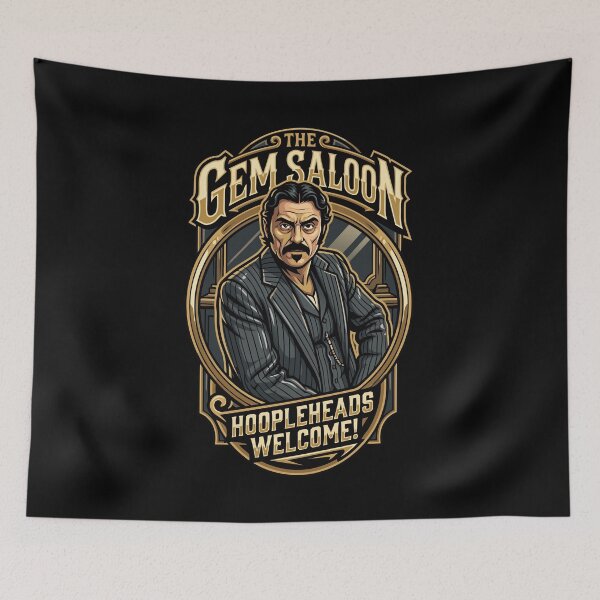 Item preview, The Gem Saloon, Hoopleheads Welcome, Deadwood Inspired Western Design designed and sold by Imagequest.