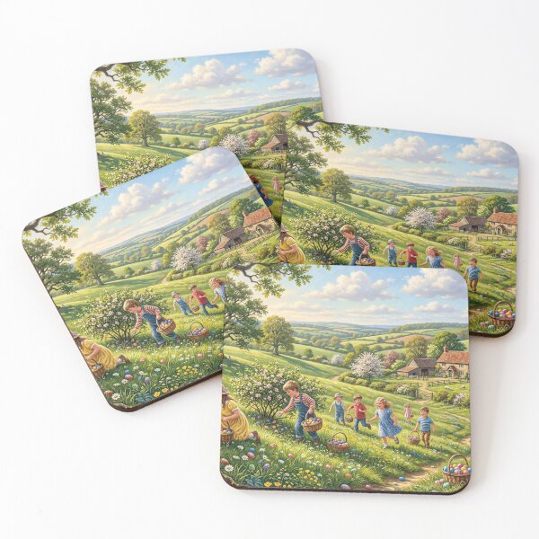 Item preview, Children’s Easter Egg Hunt in Countryside designed and sold by Jedillm .