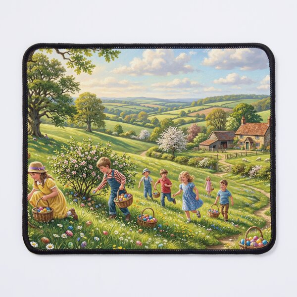 Item preview, Children’s Easter Egg Hunt in Countryside designed and sold by Jedillm .