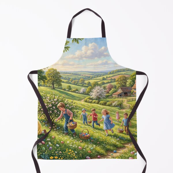 Item preview, Children’s Easter Egg Hunt in Countryside designed and sold by Jedillm .