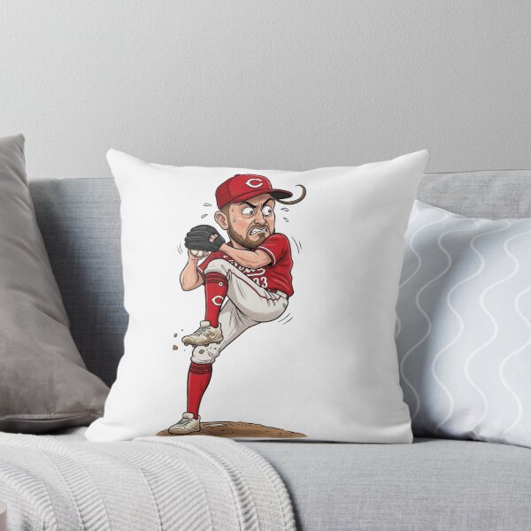 Item preview, Graham Ashcraft: The Beast from the Mound - Cartoon Baseball Caricature designed and sold by artsdylan.