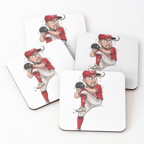 Item preview, Graham Ashcraft: The Beast from the Mound - Cartoon Baseball Caricature designed and sold by artsdylan.