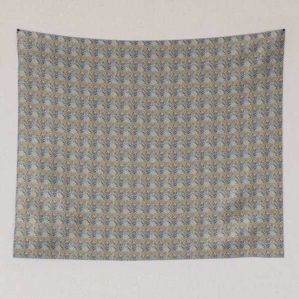 Item preview, XSmall scale of Coastal Seashell Botanical Art Nouveau Pattern Design designed and sold by DColourMuse.