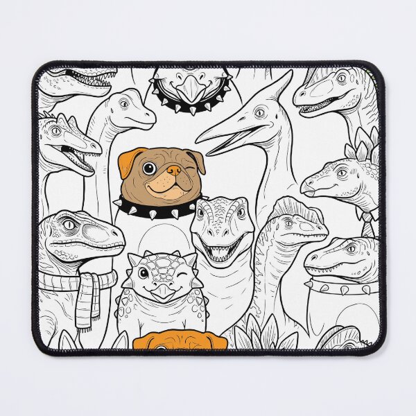 Item preview, Playful Dinosaurs and Pugs Character Collection designed and sold by PholPol1959.