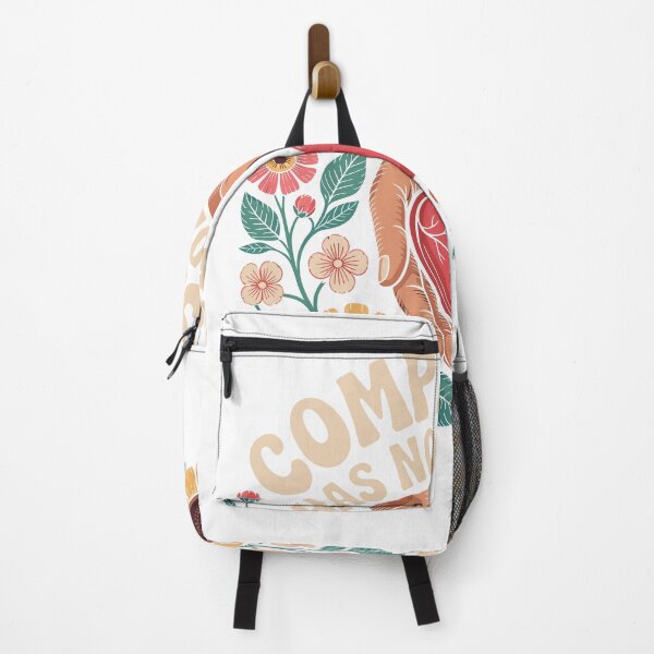 Item preview, Compassion Has No Borders Unity Kindness Quote designed and sold by Dressed For  Duty.