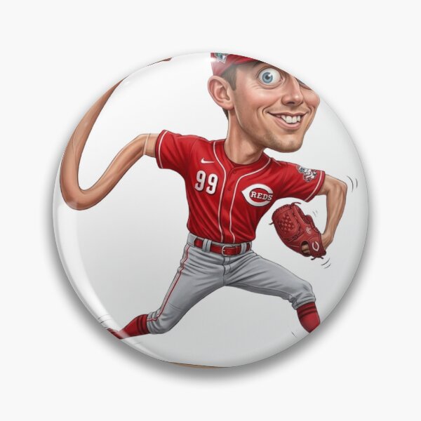 Artikelvorschau, Emilio Pagán - Cincinnati Reds Gummiarm-Karikatur entworfen und verkauft von artsdylan.