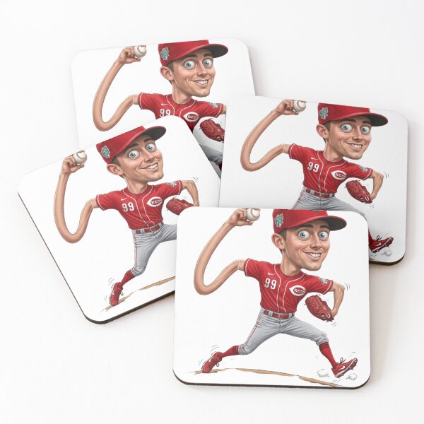 Item preview, Emilio Pagán - Cincinnati Reds Rubber Arm Caricature designed and sold by artsdylan.