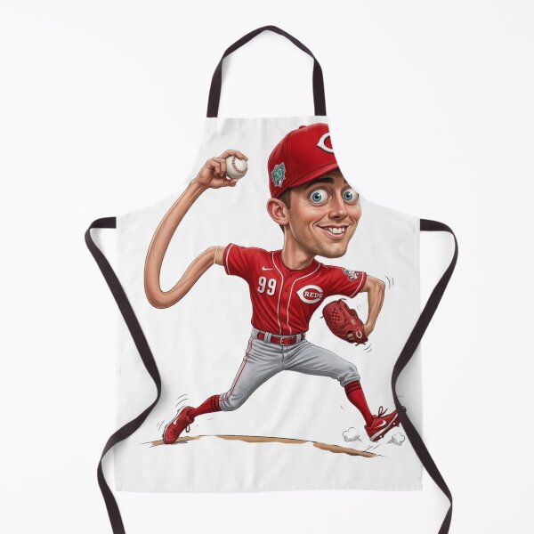Item preview, Emilio Pagán - Cincinnati Reds Rubber Arm Caricature designed and sold by artsdylan.