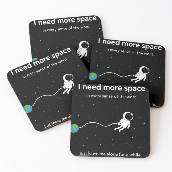 Item preview, Copy of I Need More Space Astronaut – Funny Introvert Space Aesthetic Minimal Design designed and sold by apex.vibe.