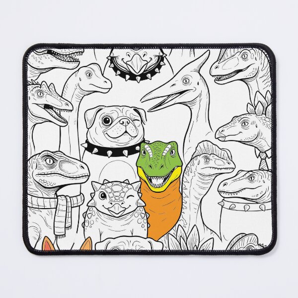 Item preview, Playful Dinosaurs and Pugs Character Collection designed and sold by PholPol1959.