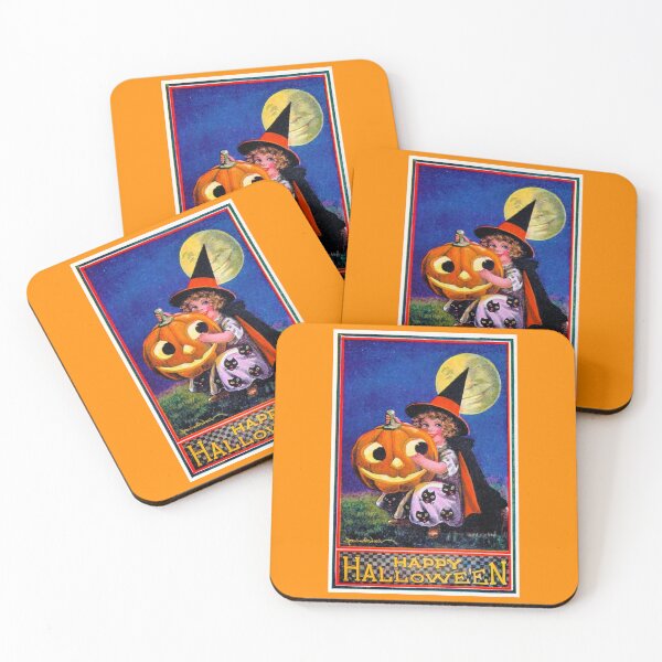 Item preview, Moonlit Mischief - Vintage Halloween Charm - V2 designed and sold by WheelieGdArt.