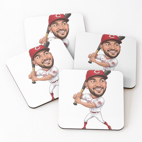 Item preview, Jose Trevino Cincinnati Reds Caricature - Baseball Art designed and sold by artsdylan.