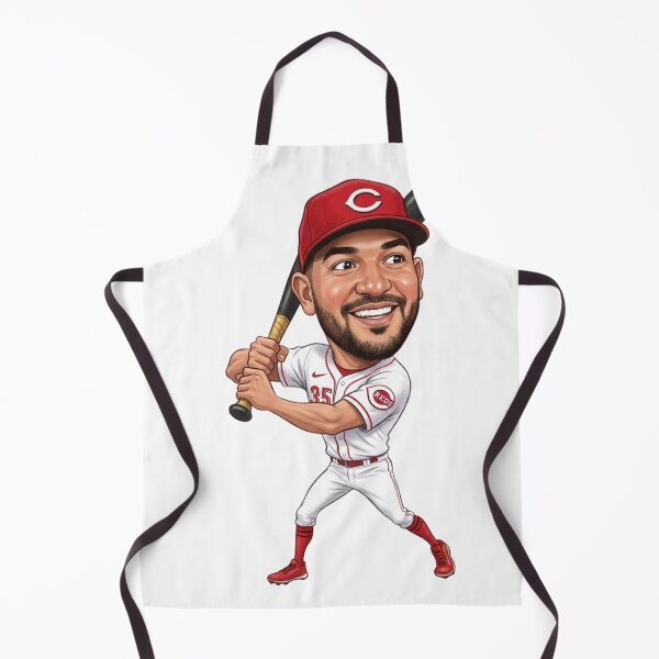 Item preview, Jose Trevino Cincinnati Reds Caricature - Baseball Art designed and sold by artsdylan.