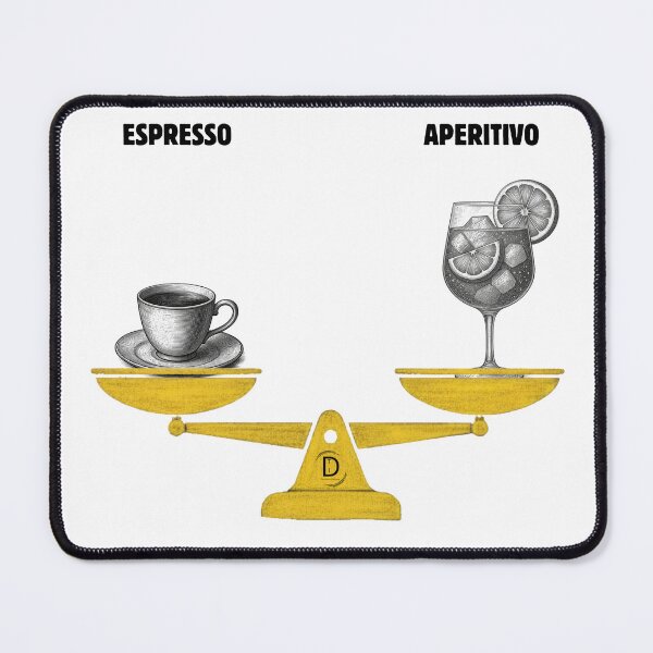 Item preview, Funny Italian Survival Kit - Espresso vs Aperitivo Spritz designed and sold by TheItaliandilemma.