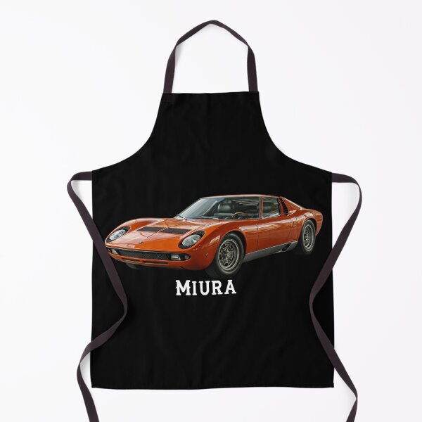Item preview, 1968 Miura – Classic Orange Supercar | Vintage Hyper‑Realistic Design designed and sold by Zippy Creation.
