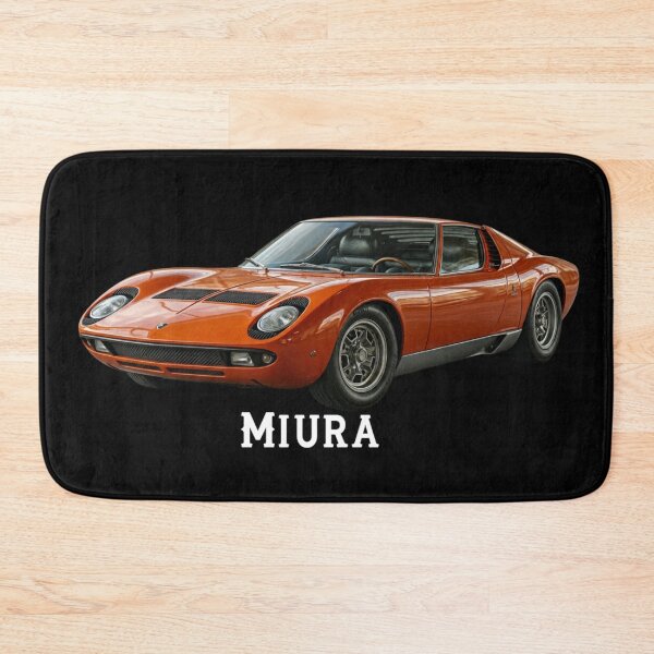 Item preview, 1968 Miura – Classic Orange Supercar | Vintage Hyper‑Realistic Design designed and sold by Zippy Creation.