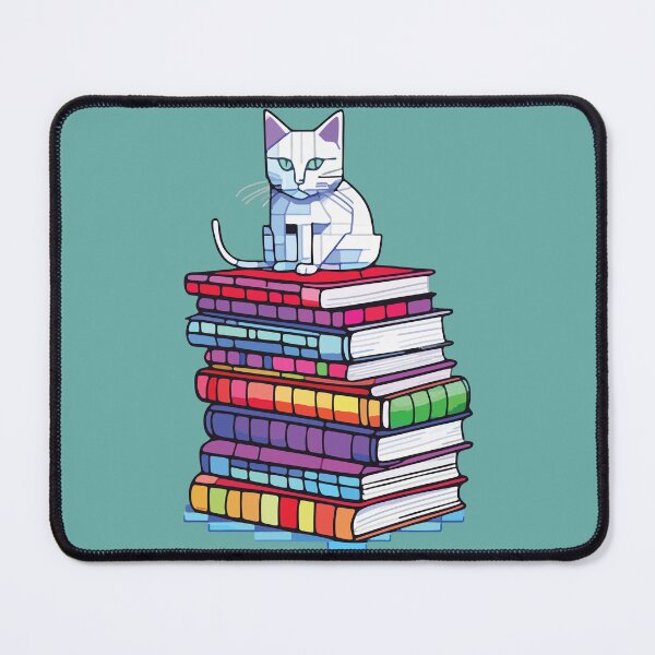 Item preview, cat mosaic in library designed and sold by designmari.