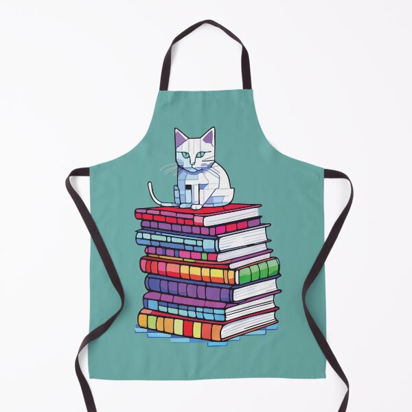 Item preview, cat mosaic in library designed and sold by designmari.