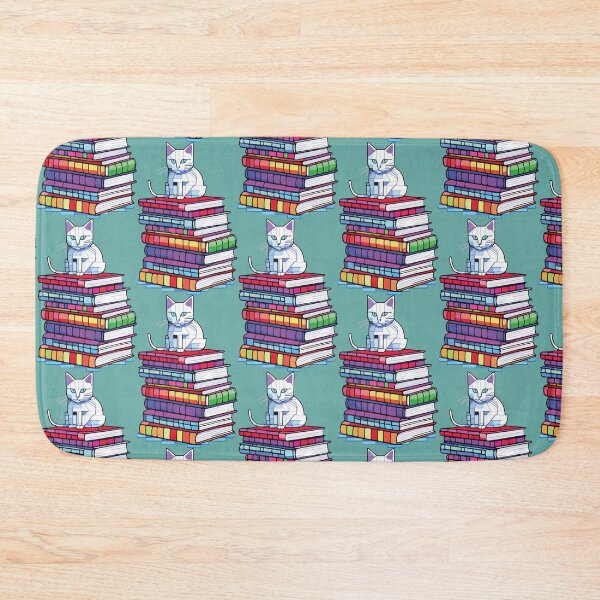 Item preview, cat mosaic in library designed and sold by designmari.