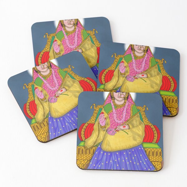 Item preview, Goddess Radha Artwork – Divine Love and Bhakti Art Illustration designed and sold by Harshit_Digital_Arts.