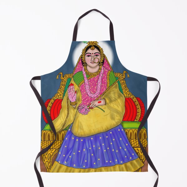Item preview, Goddess Radha Artwork – Divine Love and Bhakti Art Illustration designed and sold by Harshit_Digital_Arts.