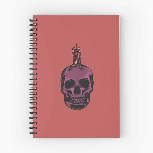 Item preview, Candle decorated skull designed and sold by pinkyfish1010.