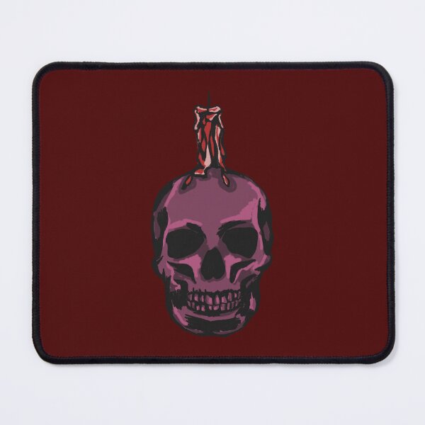 Item preview, Candle decorated skull designed and sold by pinkyfish1010.