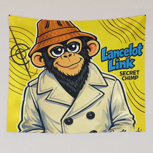 Aperçu de l'œuvre Lancelot Link Secret Chimp 12 septembre 1970 - 2 janvier 1971 créée et vendue par The Art Queen Of Michigan .