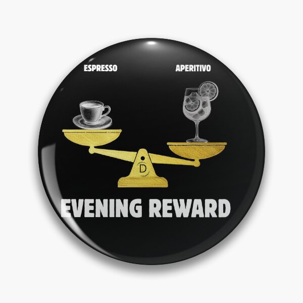 Item preview, Evening Reward - Funny Italian Aperitivo Spritz Cocktail Black Version designed and sold by TheItaliandilemma.