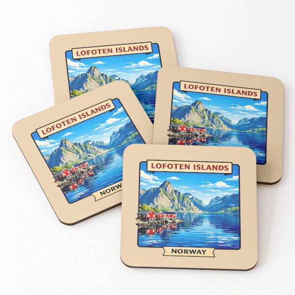 Item preview, Lofoten Islands, Norway - Arctic Mountains designed and sold by Myra365Art.