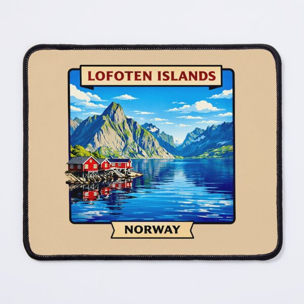 Item preview, Lofoten Islands, Norway - Arctic Mountains designed and sold by Myra365Art.