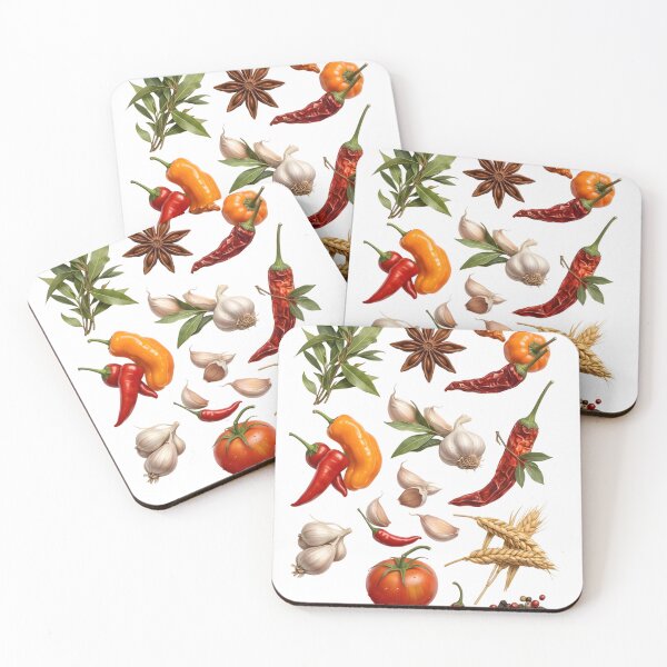 Item preview, Realistic Fresh Spices and Herbs Culinary Illustration designed and sold by PholPol1959.