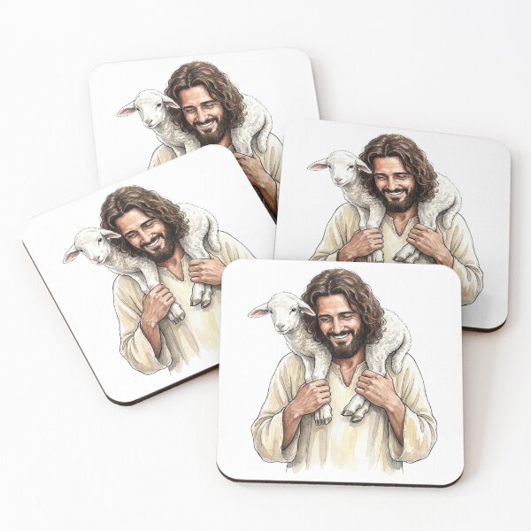 Item preview, Jesus Carries A Little Lamb designed and sold by Lion and Lamb Design.