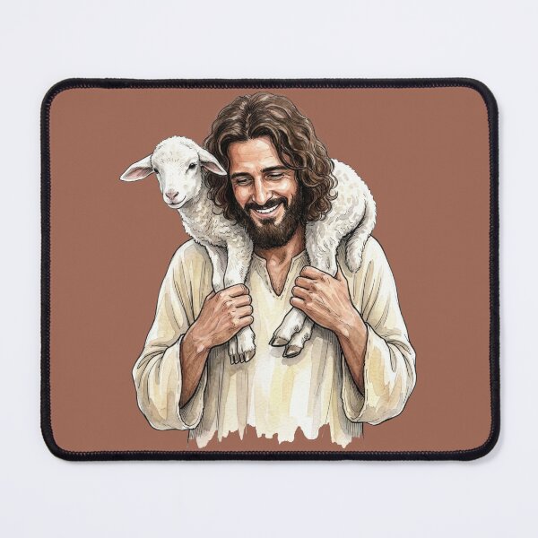 Item preview, Jesus Carries A Little Lamb designed and sold by Lion and Lamb Design.