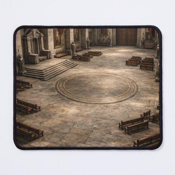 Item preview, Grand Royal Throne Room Wall Art | Medieval Fantasy Palace Interior, Castle Court Hall Decor Print designed and sold by Element Horizon Studio.