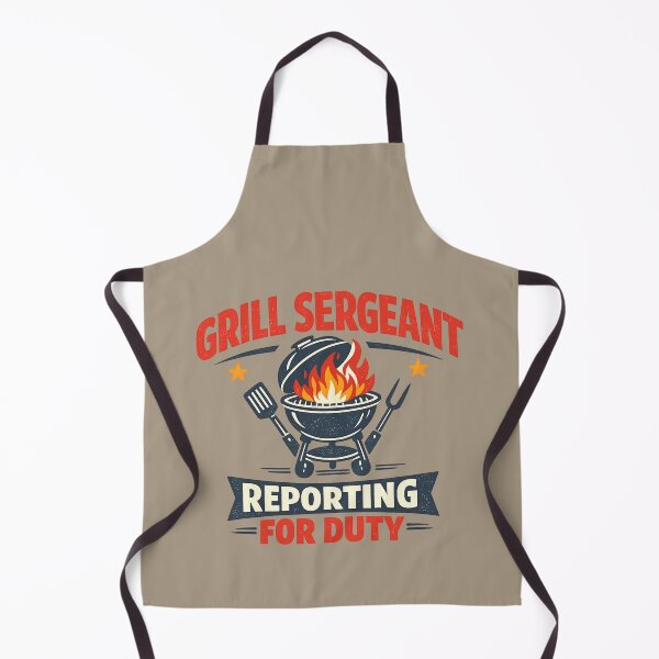 Item preview, Grill Sergeant Reporting for Duty designed and sold by AndreBarnard.