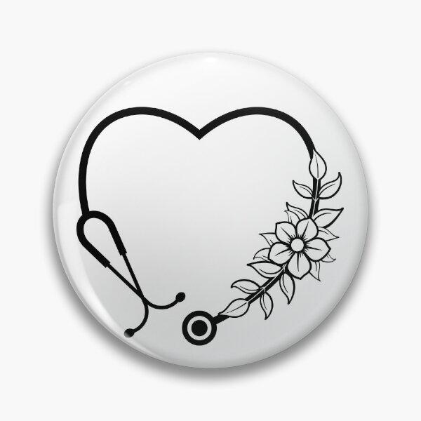 Item preview, Floral Stethoscope designed and sold by Sweetvoilet.