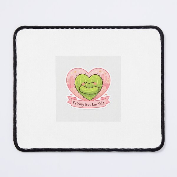 Item preview, Prickly But Lovable Cactus Sticker | Cute Self-Love Kawaii Plant Design designed and sold by SparkVault.